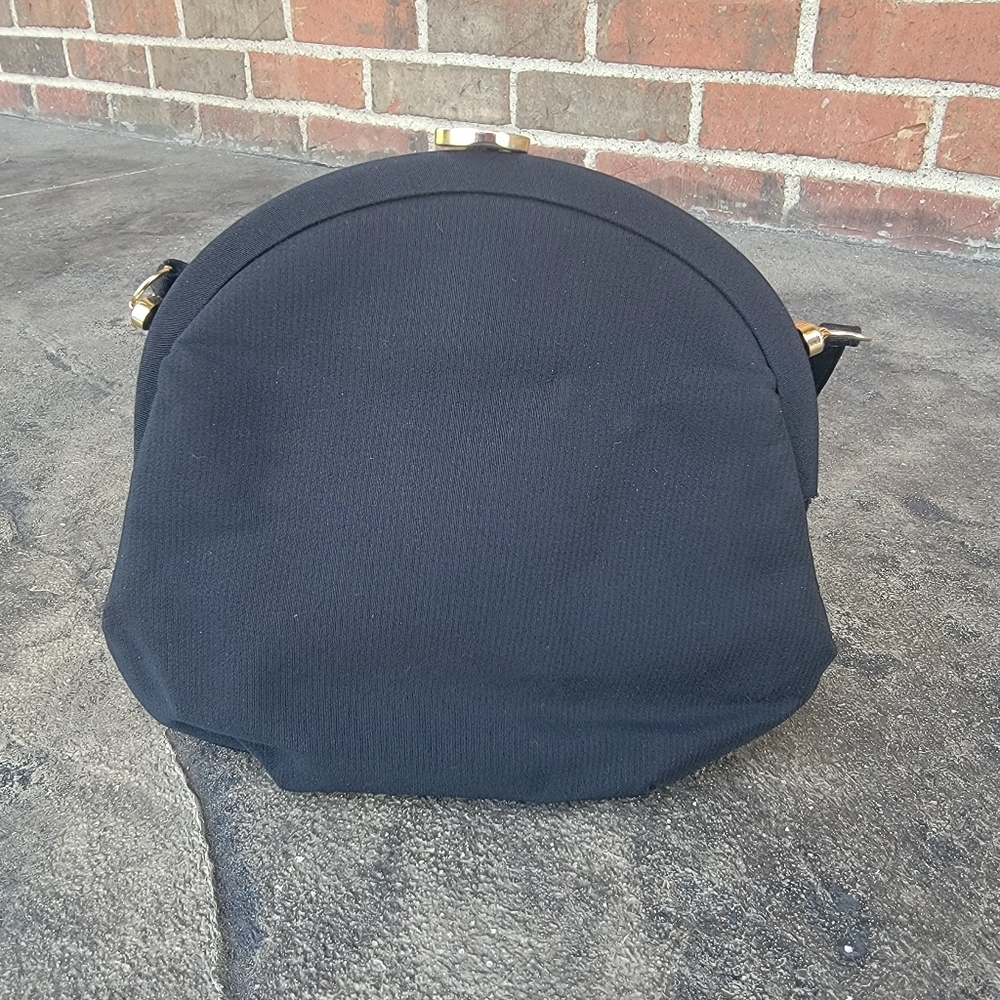 Vintage Salvatore Ferragamo Women's Black Purse